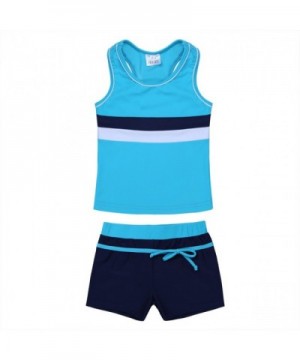 iEFiEL Boyshort Tankini Swimsuit Swimwear