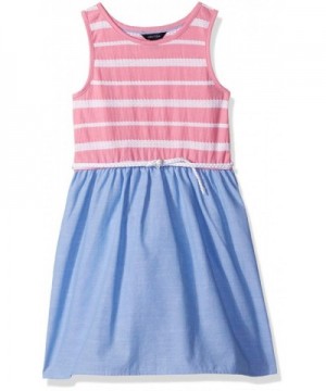 Nautica Girls Novelty Stripe Chambray