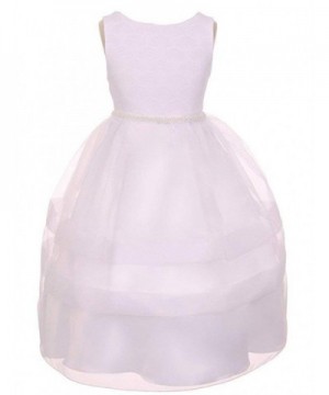 iGirlDress Organza Overlay Communion Flower