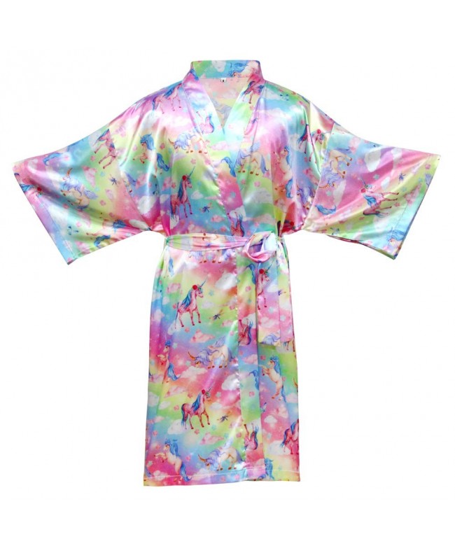 QtGirl Unicorn Bathrobe Sleepwear Birthday