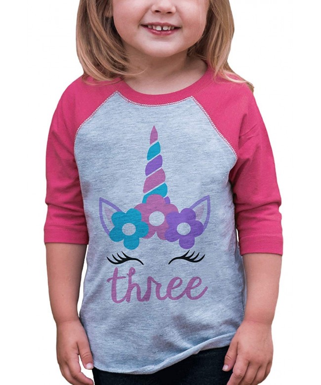 ate Apparel Birthday Unicorn Raglan