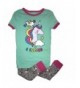 Unicorn Pajamas Girls Seafoam Sleeve