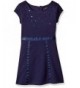 Nautica Girls Sequin Neckline Grosgrain