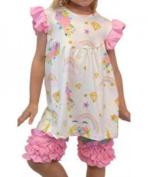 Toddler Pieces Unicorn Ruffle Outfit