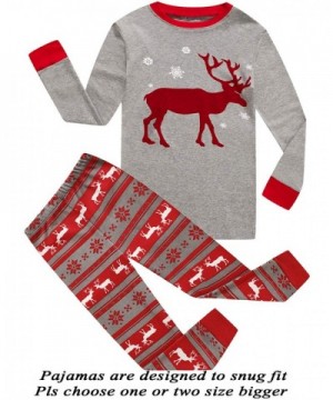 Pajamas Reindeer Christmas Children Sleepwear