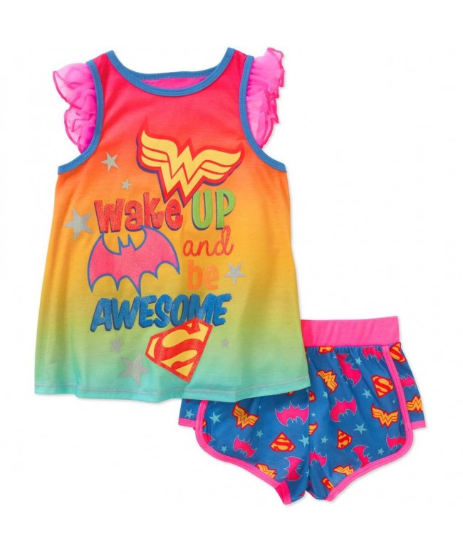 Wonder Woman Girls Short Set