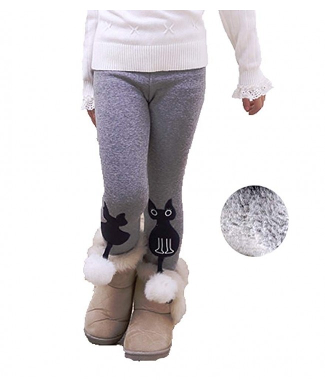 Girls Toddler Fleece Leggings Tights