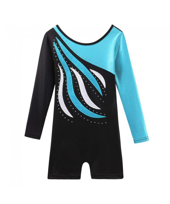 BAOHULU Leotard Gymnastics Embroidery Biketards