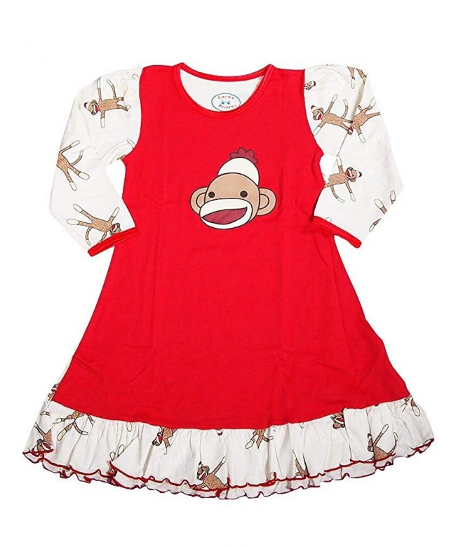 Saras Prints Little Sleeve Nightgown