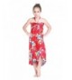 Girl Hawaiian Butterfly Dress Hibiscus