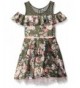 Beautees Girls Shoulder Floral Skater