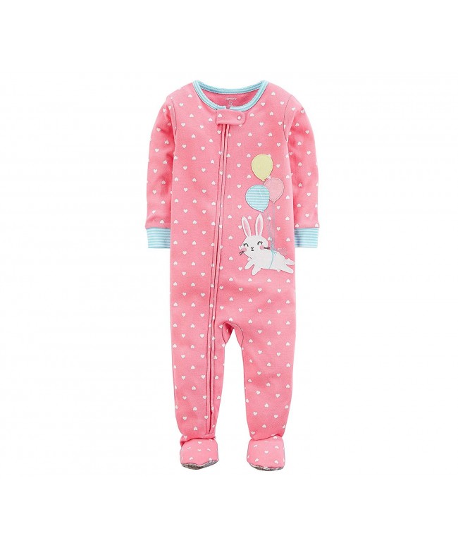 Carters Little Girls Cotton Pajamas