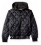 DKNY Quilted Bomber Jacket Fleece