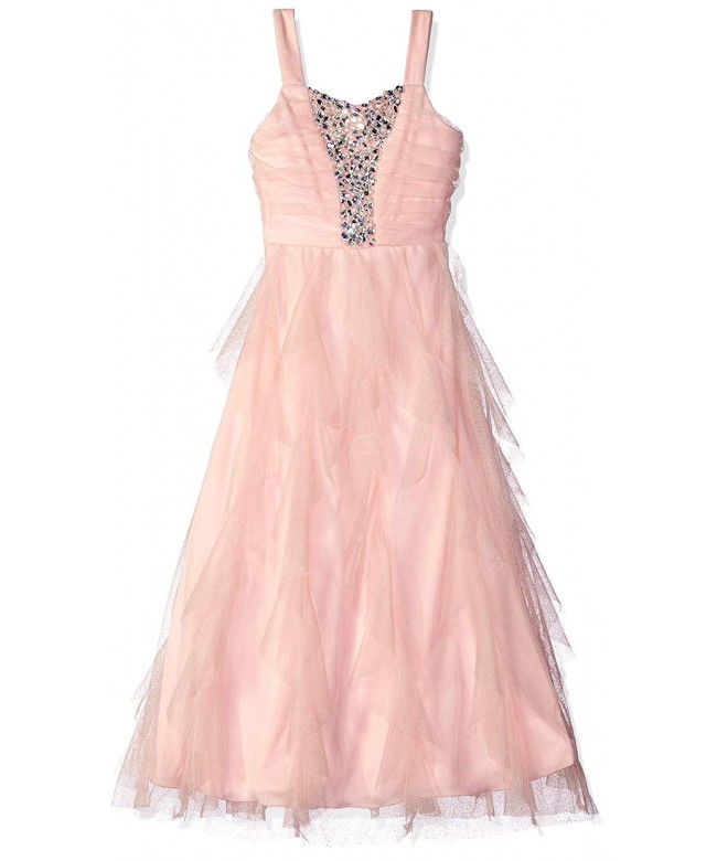 Speechless Girls Waterfall Tulle Dress