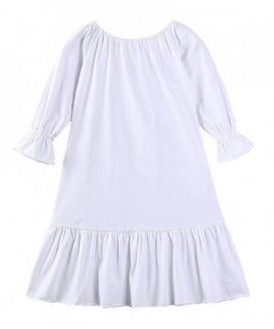 Toddler Girls Long Sleeve Cotton Sleepwear Nightgowns Casual Dress ...