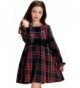 AuroraBaby Toddler Dresses Sleeve School