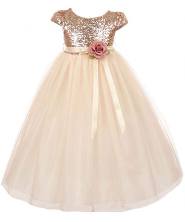 Dreamer Sleeve Sequin Bodice Pageant