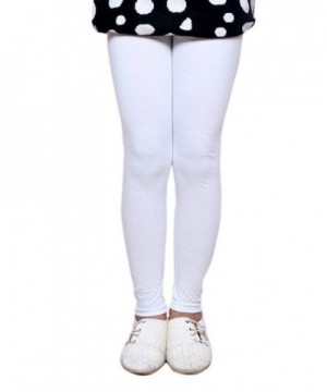 Indistar Girls Super Cotton Leggings_White