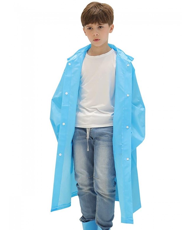 LINENLUX Waterproof Hooded Raincoat Pockets