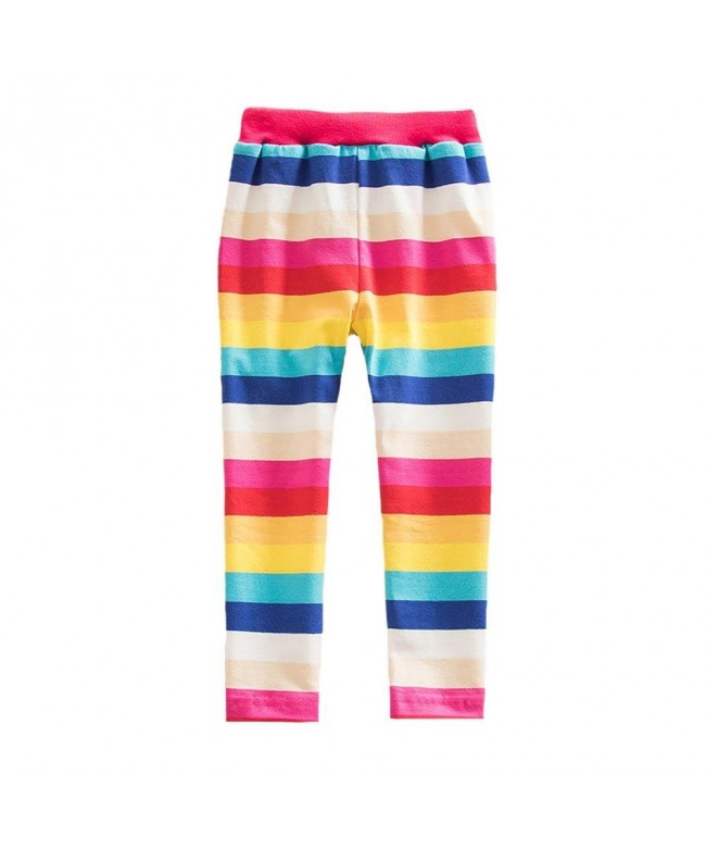 Coralup Little Rainbow Stripes Leggings