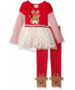 Little Lass Girls Reindeer Legging