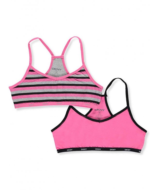 DKNY Girls 2 Pack Racer Bralettes