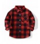 OCHENTA Little Sleeve Button Flannel