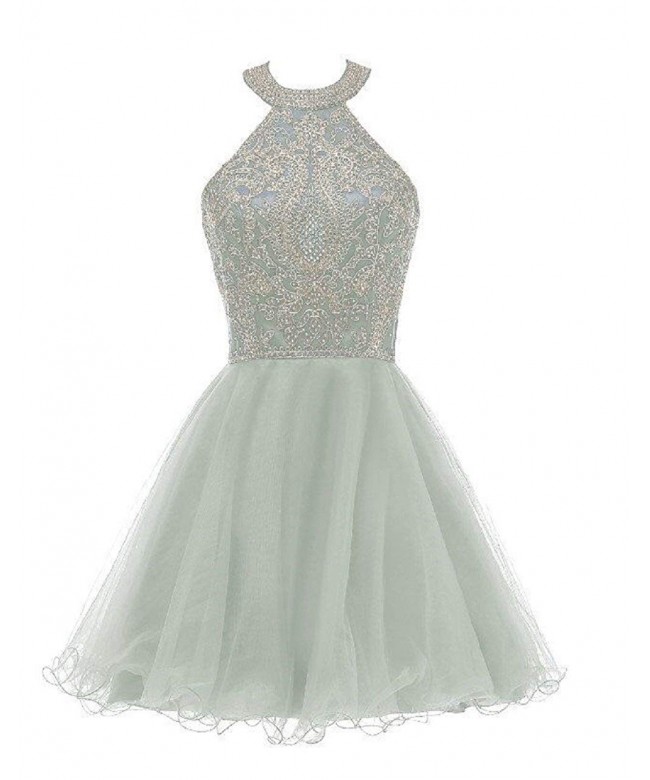 Short Homecoming Dresses Appliques Beaded