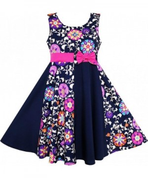 Sunny Fashion Asymmetric Flower Sleeveless