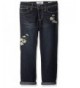 Black Daisy Friend Relaxed Skinny