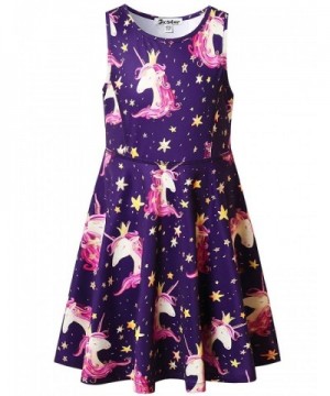 Unicorn Dresses Sleeveless Summer Clothes