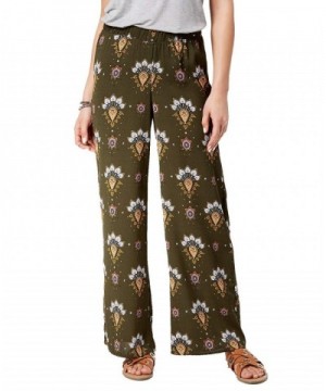 Hippie Rose Juniors Printed Wide Leg