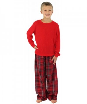 SleepytimePjs Kids Flannel Christmas Pajamas