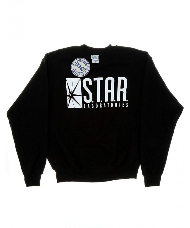 Girls The Flash Star Labs Sweatshirt - Black - C21859ETOGS