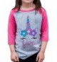 ate Apparel Birthday Unicorn Raglan