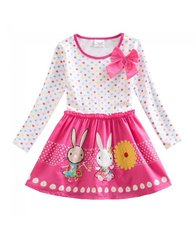 JUXINSU Toddler Cotton Flower Cartoon