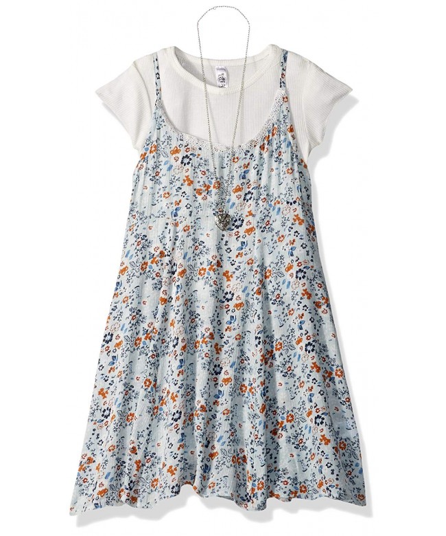 Beautees Girls Piece Sleeveless Print