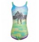 LEINASEN Zebra Printed Piece Swimsuit