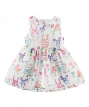 LittleSpring Little Girls Animal Printing