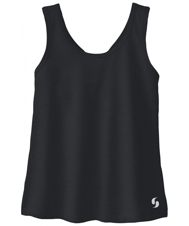 Soffe Girls Knotted Racerback Tank