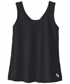 Soffe Girls Knotted Racerback Tank