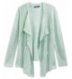 Takeout Girls Drape Front Cardigan Sweater