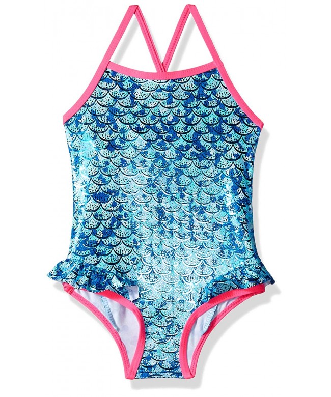 Pink Platinum Mermaid 1 Piece Swimsuit