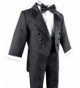 Boys Black Tuxedo Tail Outfit