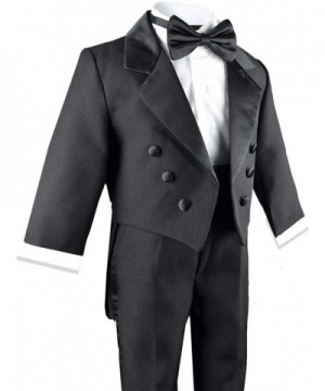 Boys Black Tuxedo Tail Outfit