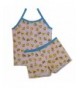 Girls Camisole Boxer Pajama Sleepwear