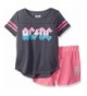 AC DC Girls Piece Pajama