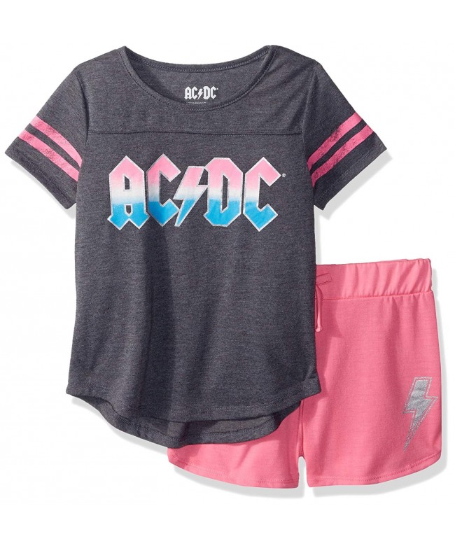 AC DC Girls Piece Pajama