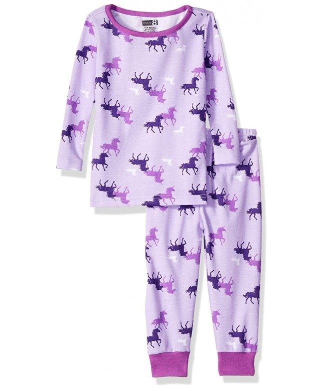 Crazy Girls 2 Piece Sleeve Pajama