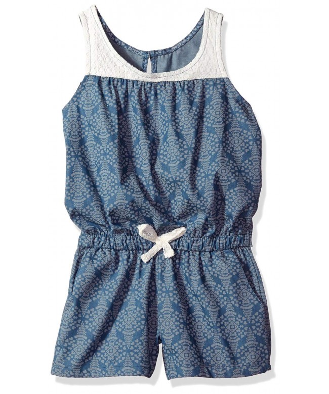 One Step Up Printed Chambray